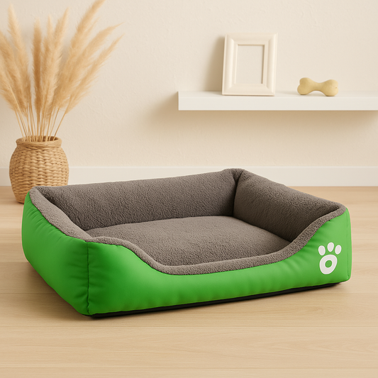 Cama impermeável de lã para animais de estimação