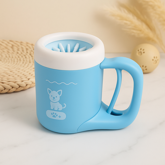 Limpador portátil para patas de cachorro