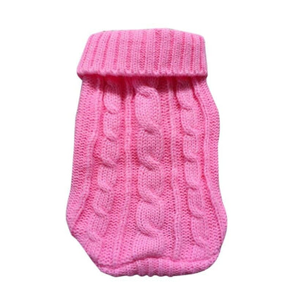 Gemütlicher Strick-Haustierpullover