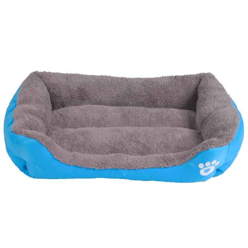 Cama impermeável de lã para animais de estimação