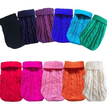 Gemütlicher Strick-Haustierpullover