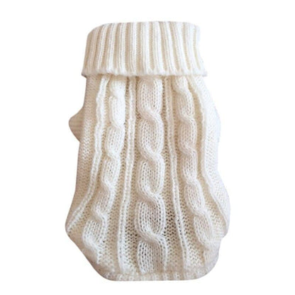 Gemütlicher Strick-Haustierpullover