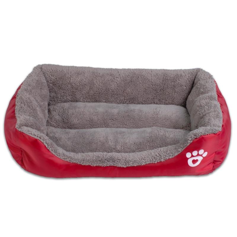 Cama impermeável de lã para animais de estimação