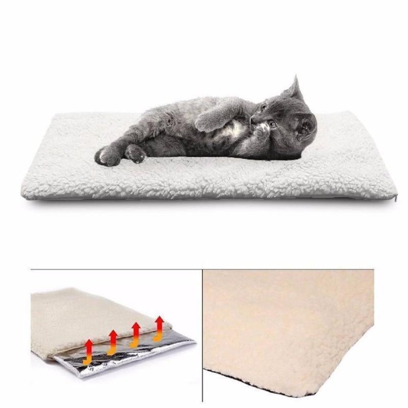 Cama de lã autoaquecida para animais de estimação