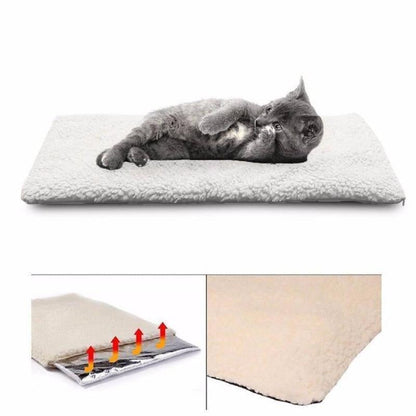 Cama de lã autoaquecida para animais de estimação